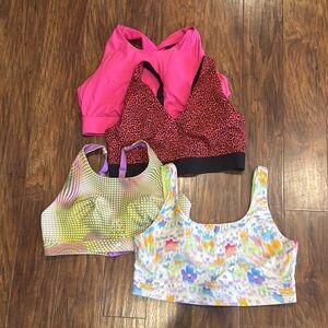 Fabletics Colorful Sports Bra Set - XL/1X
